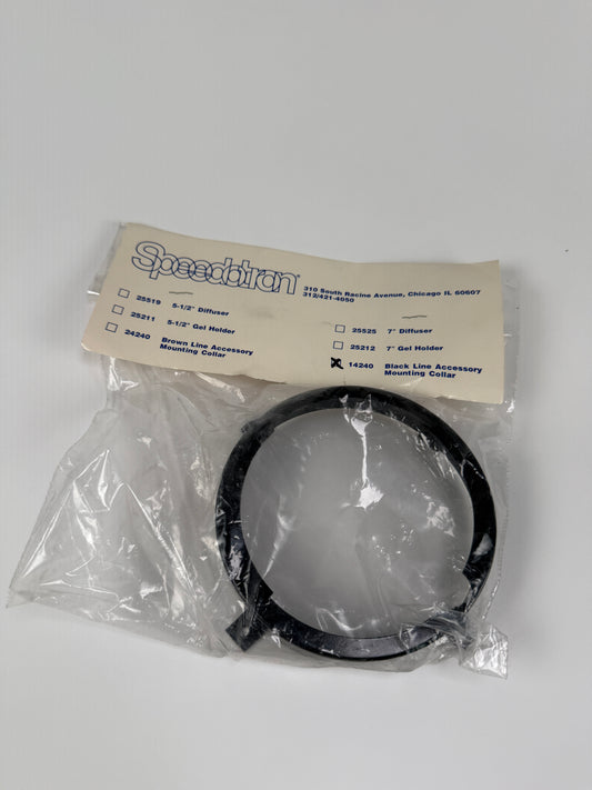 Speedotron Black Line Acessory Mounting Collar for Lighting 14240 NOS
