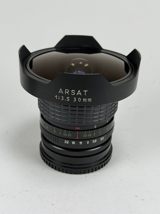 Arsat Fisheye 30mm F3.5 Lens For Medium Format Cameras Kiev 60 88