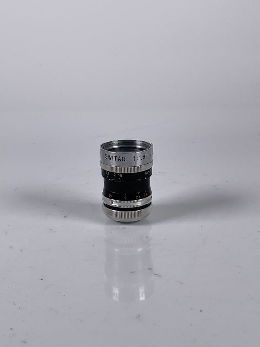 Bolex Paillard Kern Switar 36mm F1.8 D Mount Lens 8mm Cine