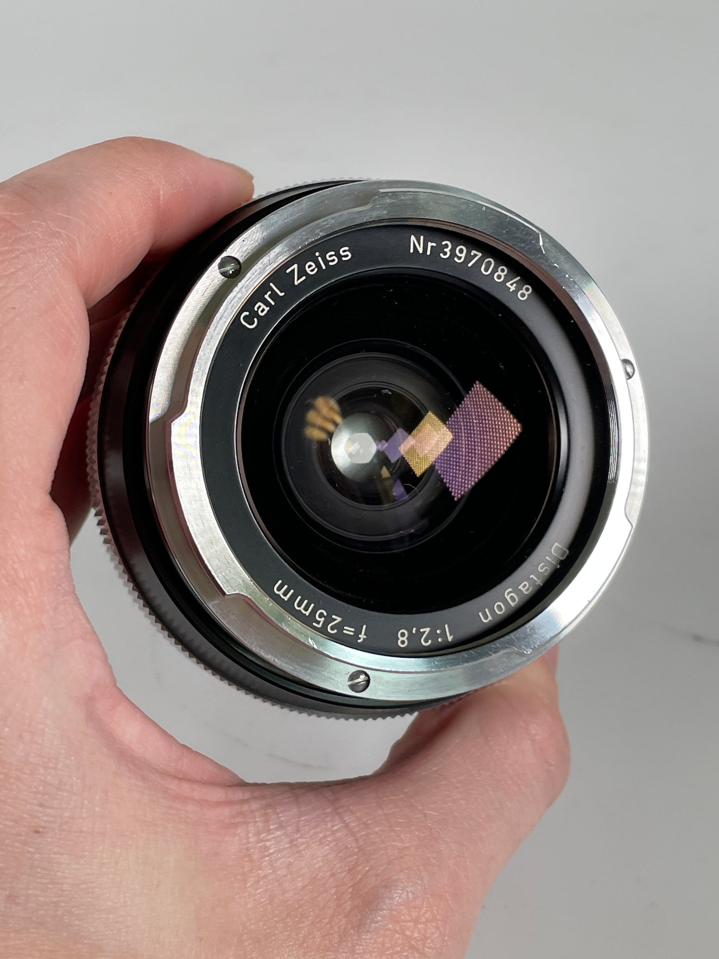 Carl Zeiss Distagon 25mm f2.8 Lens Black for Contarex Black