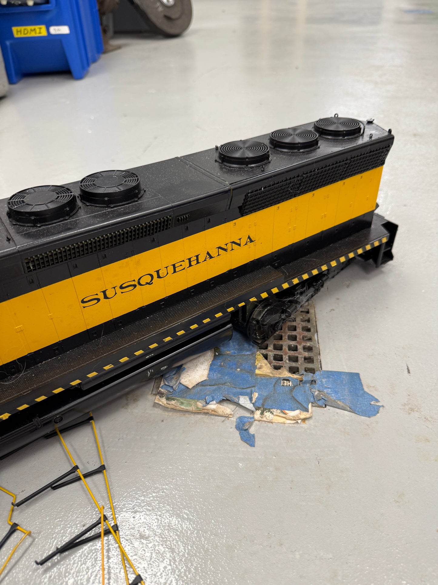 G Scale Susquehanna SD-45 diesel locomotive | #3614 | RARE train