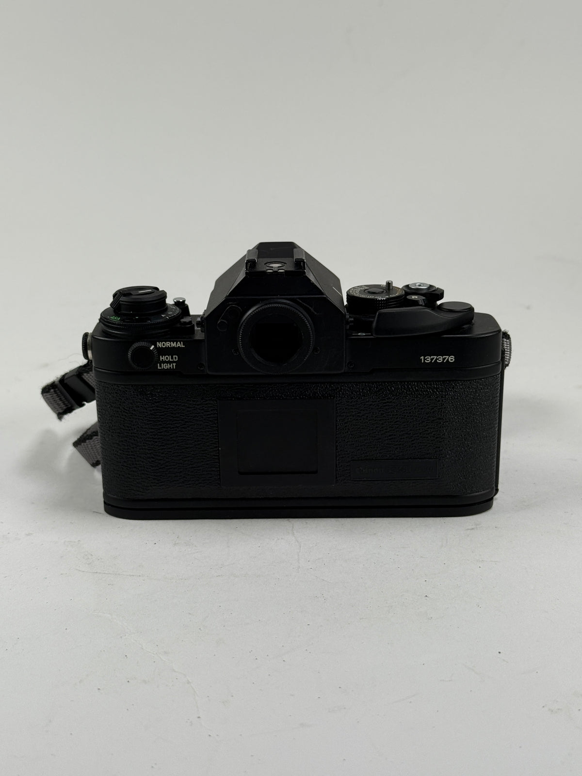 Canon F-1 New 35mm SLR Film Camera black Body with battery