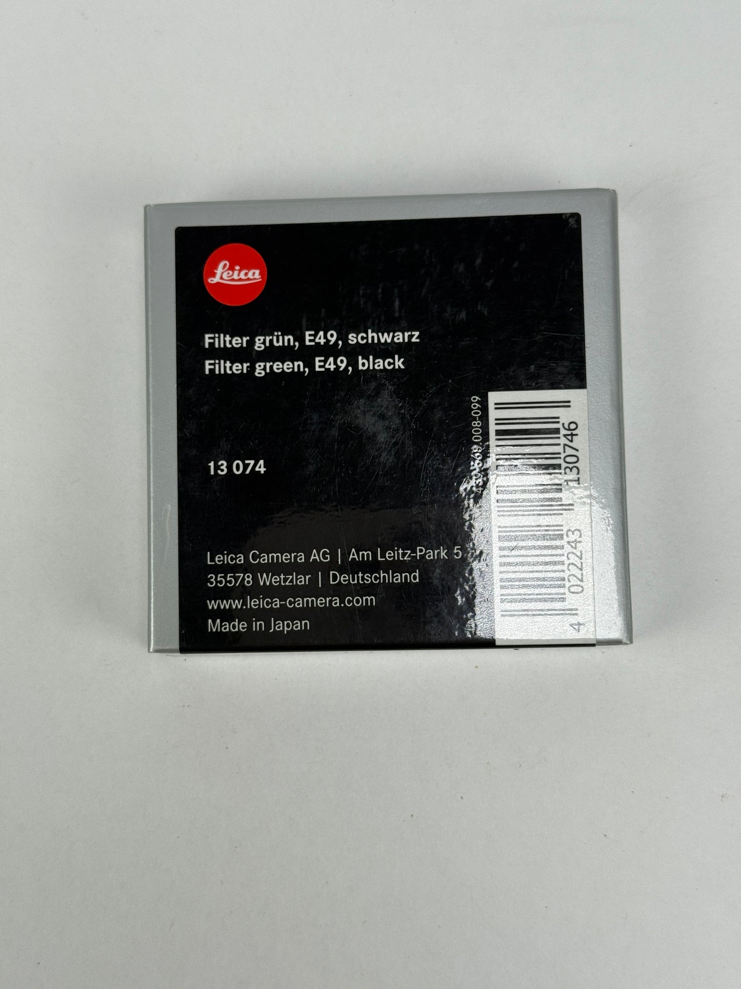Leica Green 49mm E49 Filter 13074