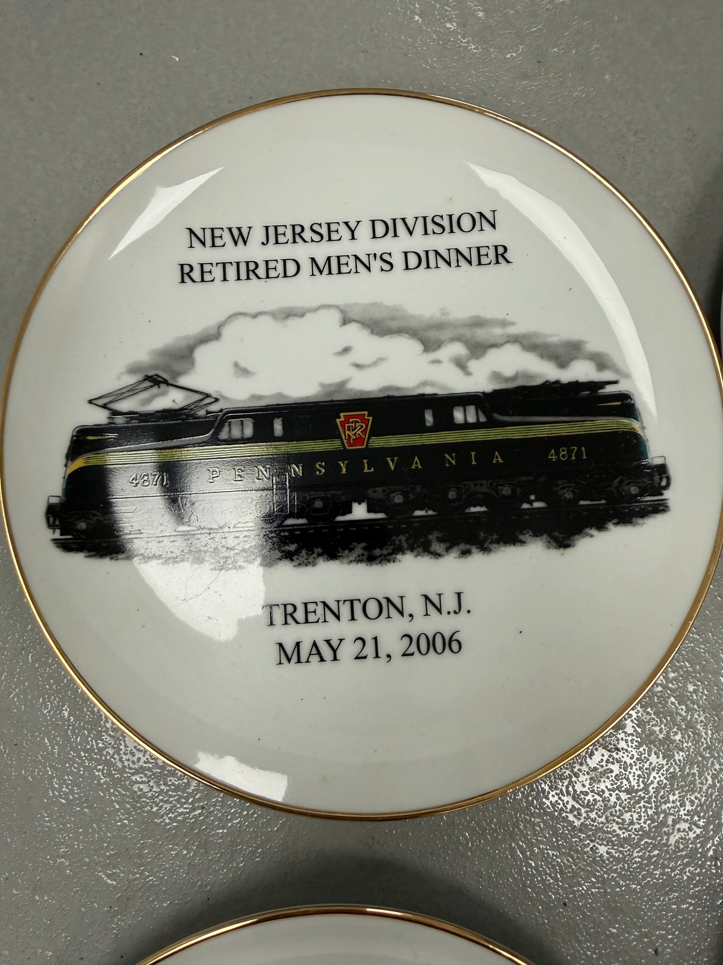 Lot of 11 New Jersey Division Trenton Pennsylvania Railroad commemorative Plates