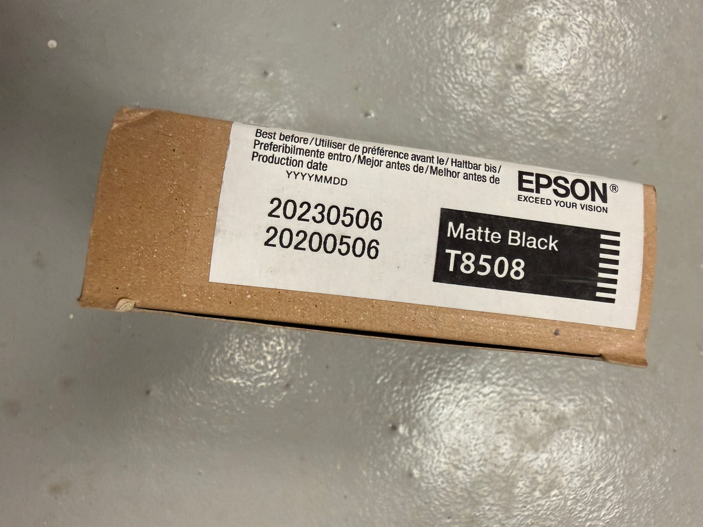 New Genuine Epson T8508 Matte Black Ultra Chrome HD Ink For SC-P800 Exp 2023