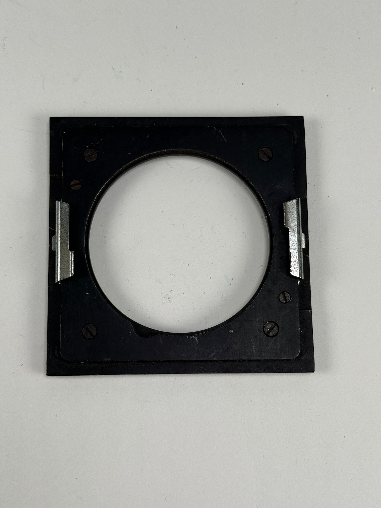 Graflex Metal Lens Board Adapter 4X4" Type "C" to 3⅝" Pressed
