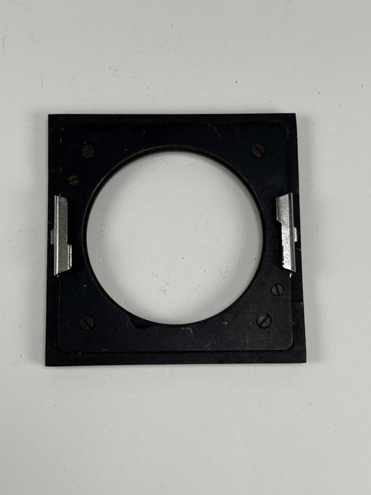 Graflex Metal Lens Board Adapter 4X4" Type "C" to 3⅝" Pressed