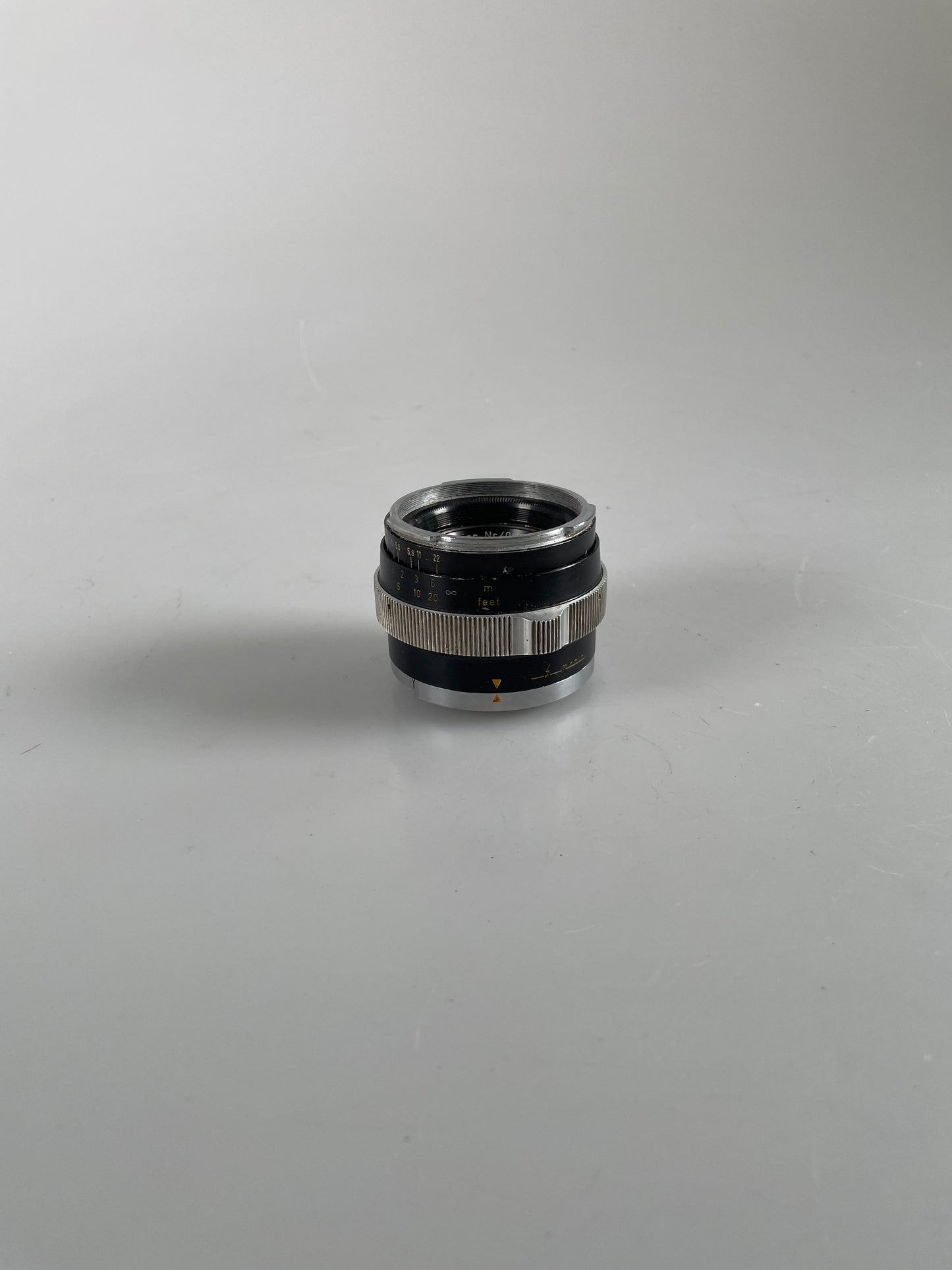 Carl Zeiss Planar 50mm f2 Contarex Mount black blitz