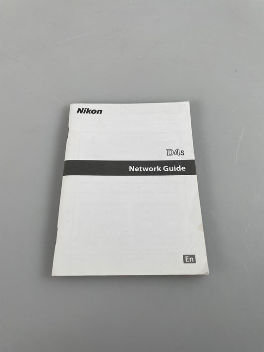 Nikon D4s Digital Camera Network Guide Instruction Manual