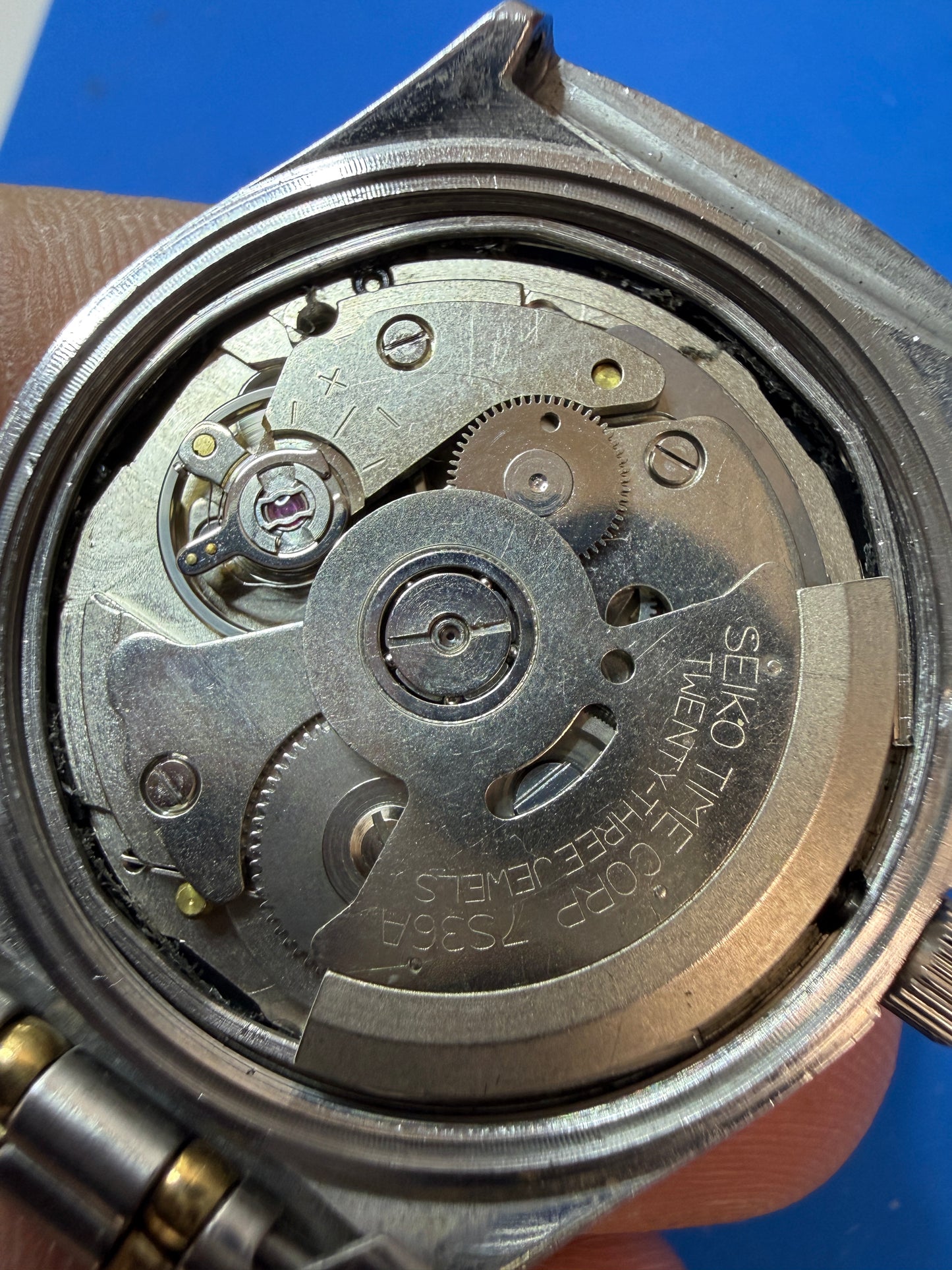 Seiko 5 7S36 0150 Superior Automatic Vintage Watch  Champagne Dial