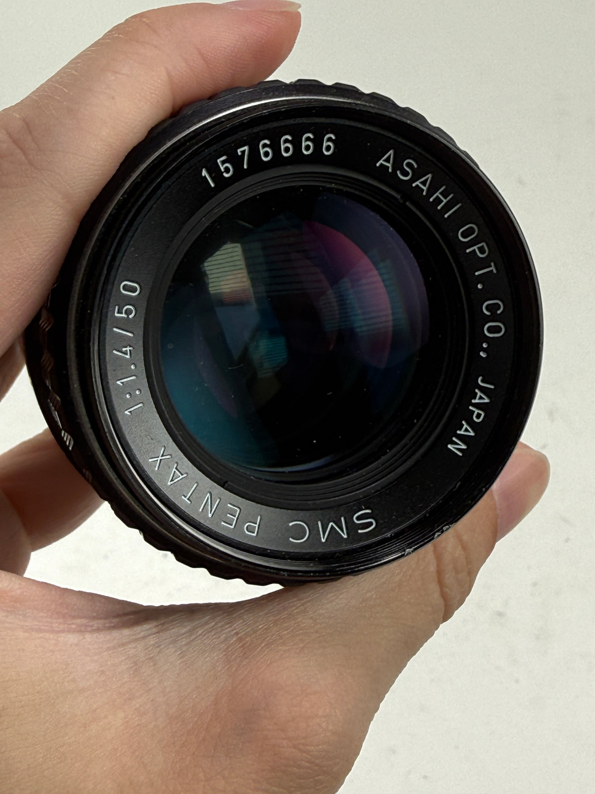 Pentax 50mm f1.4 SMC K Mount Lens