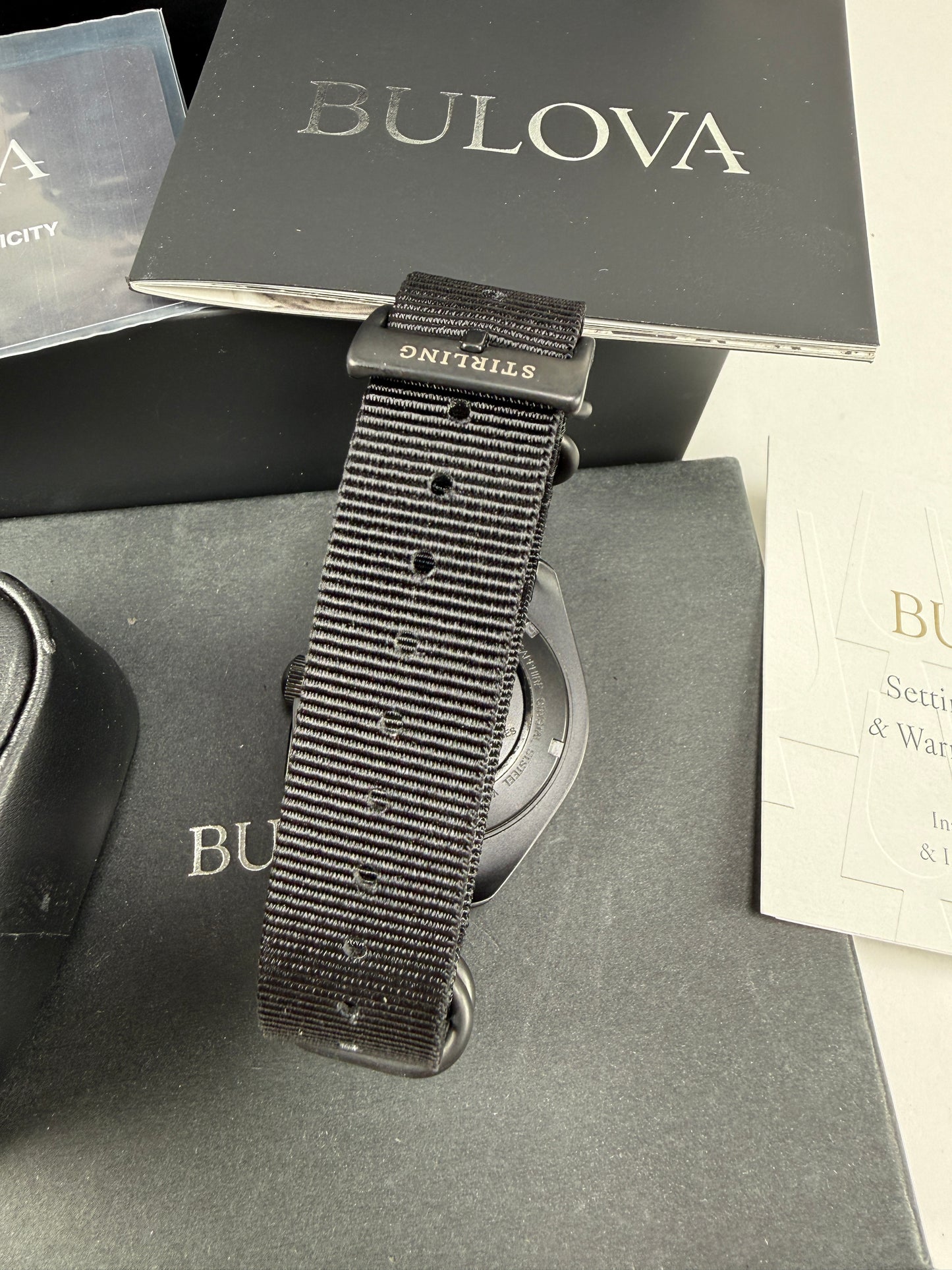 Bulova Apollo 15 July 26th 1971 Men’s Space Special Edition Watch 98A186
