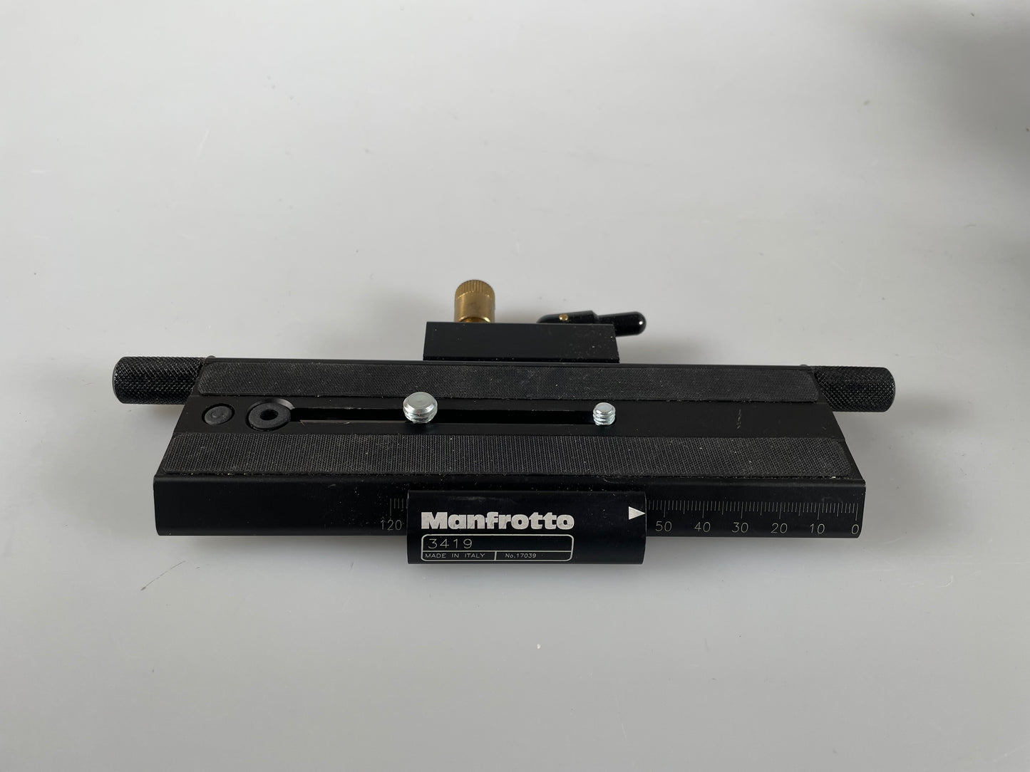 Manfrotto 3419 (454) Micro positioning sliding plate wormgear for Macro