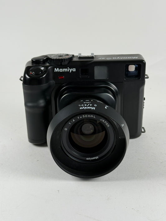 Mamiya 6 MF 6MF medium format rangefinder camera with 50mm f4 L G lens