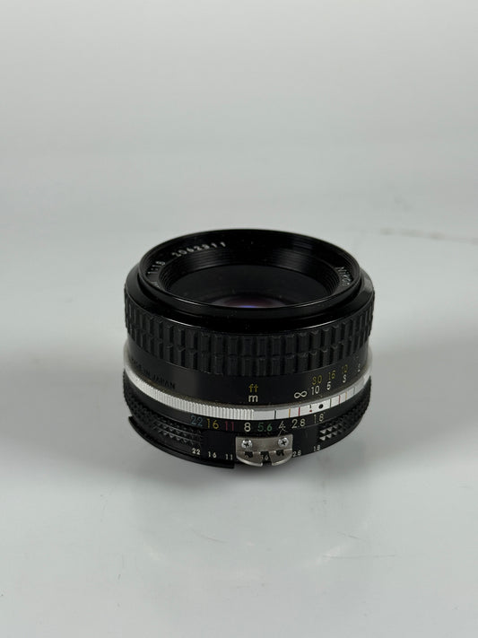 Nikon Nikkor 50mm f1.8 Ai Lens