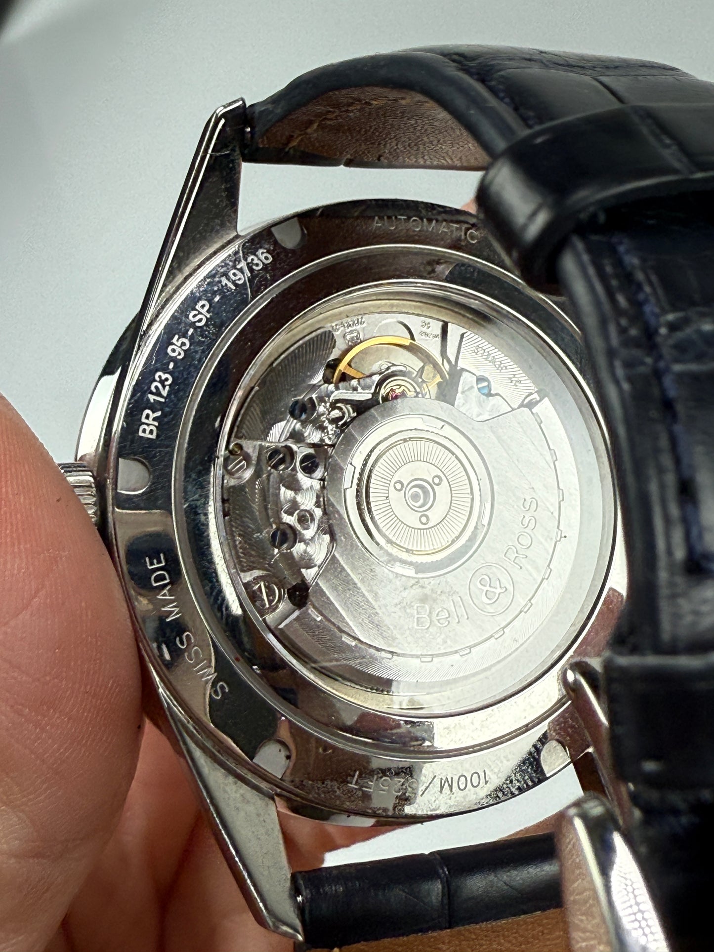 Bell & Ross BR123-95-SP Blue Date Small Second Automatic Men's Watch