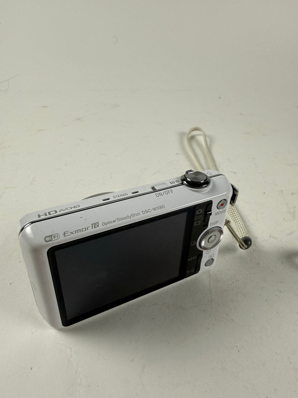 Sony Cyber-Shot DSC-WX80 16.2 MP 8x Optical Zoom Compact Digital Camera White