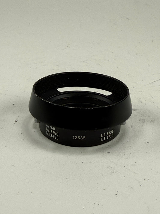 Leica Leitz Wetzlar 12585 Summicron Metal Lens Hood with hood cap 35mm 50mm