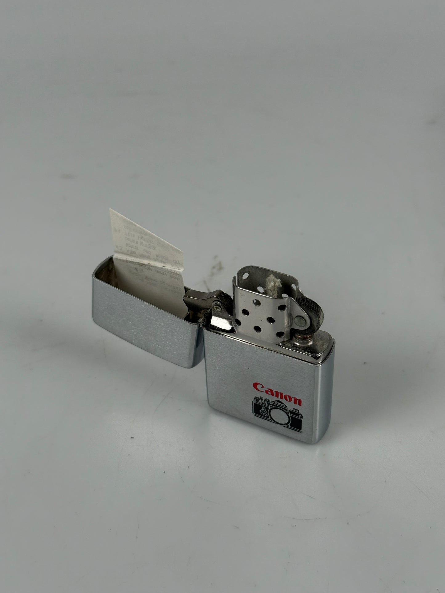 Rare Vintage Canon Camera Zippo Windproof Lighter
