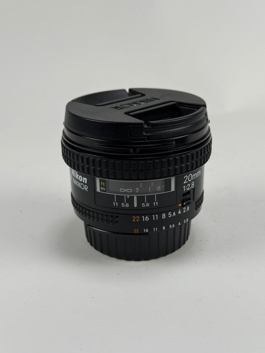 Nikon Nikkor AF 20mm F2.8 D Lens