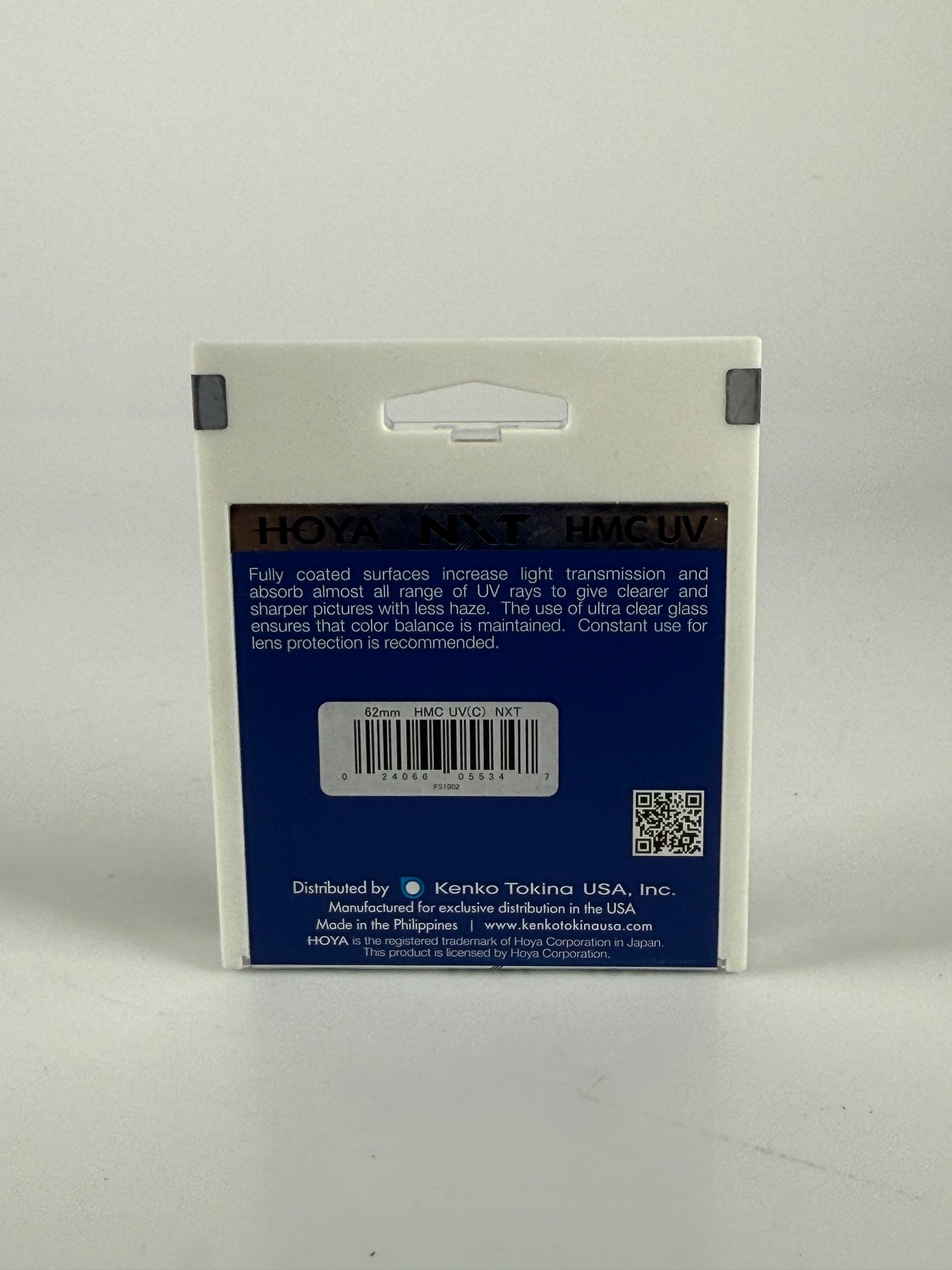 Hoya NXT HMC UV 62mm Lens Filter