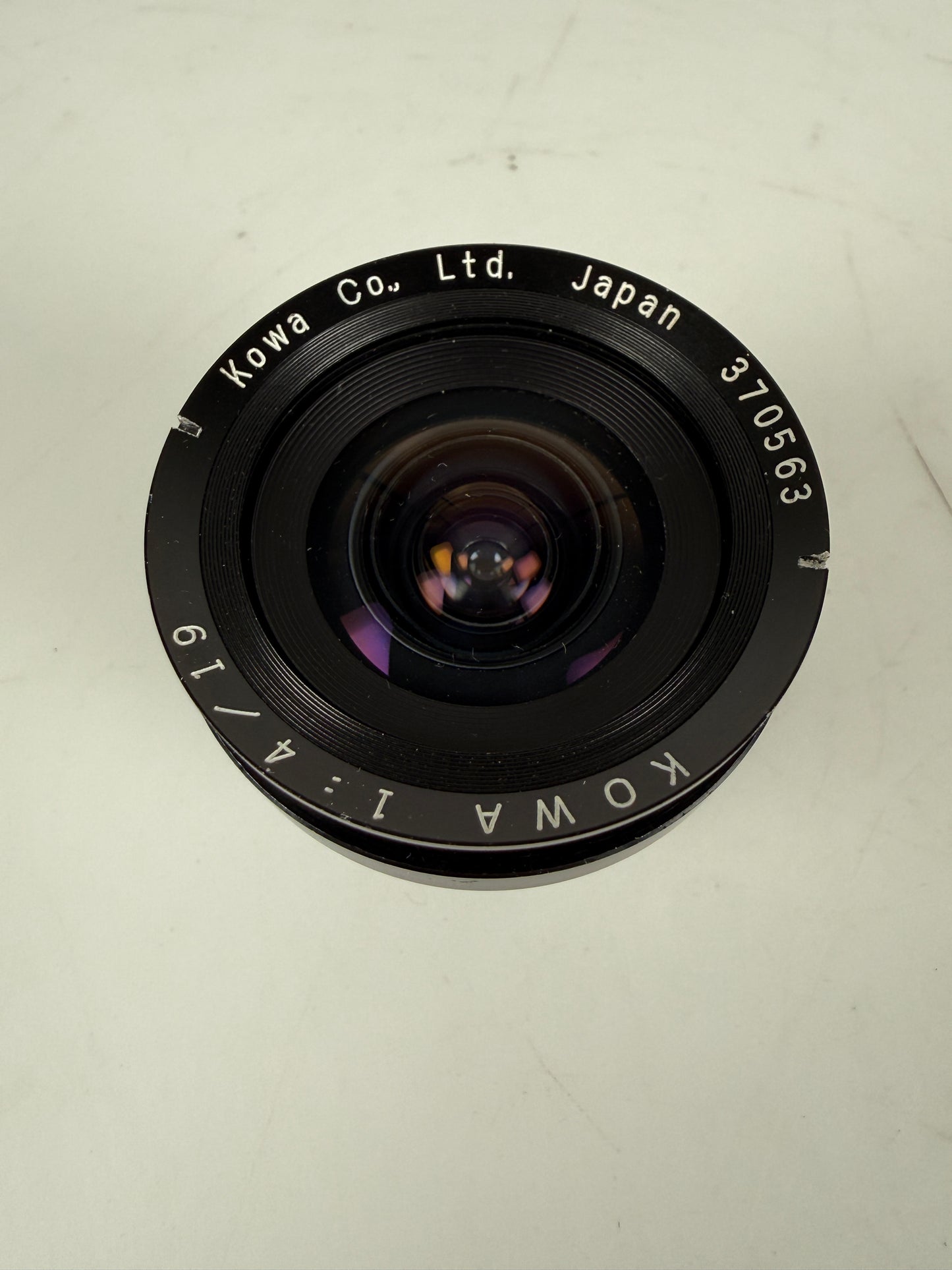 Kowa 19mm F4 lens Optical Block/housing RARE