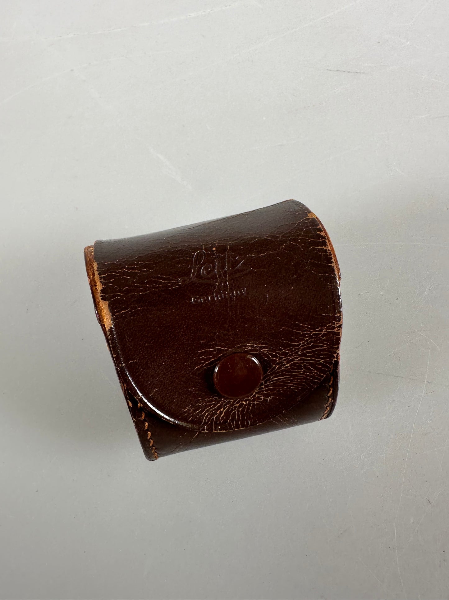 leitz Leica finder case ONLY, brown leather