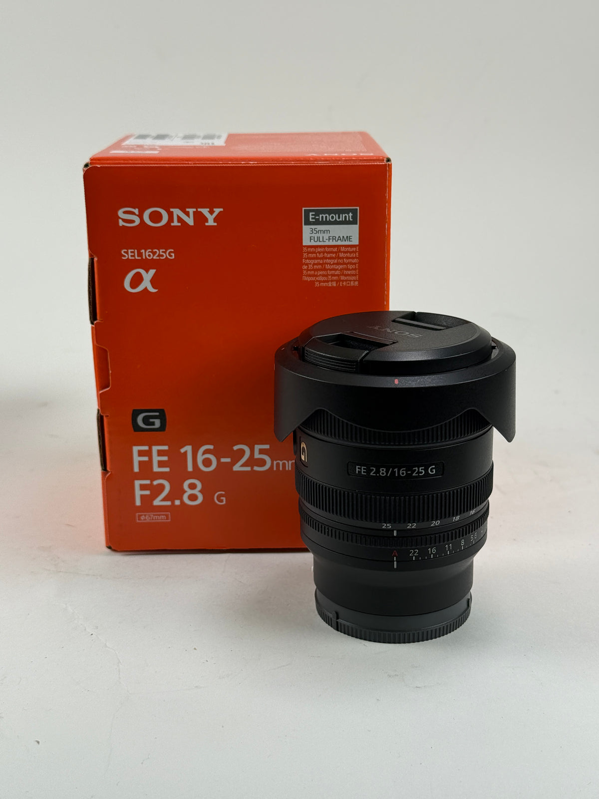 Sony FE 16-25mm f2.8 G Lens SEL1625G Sony E Mount