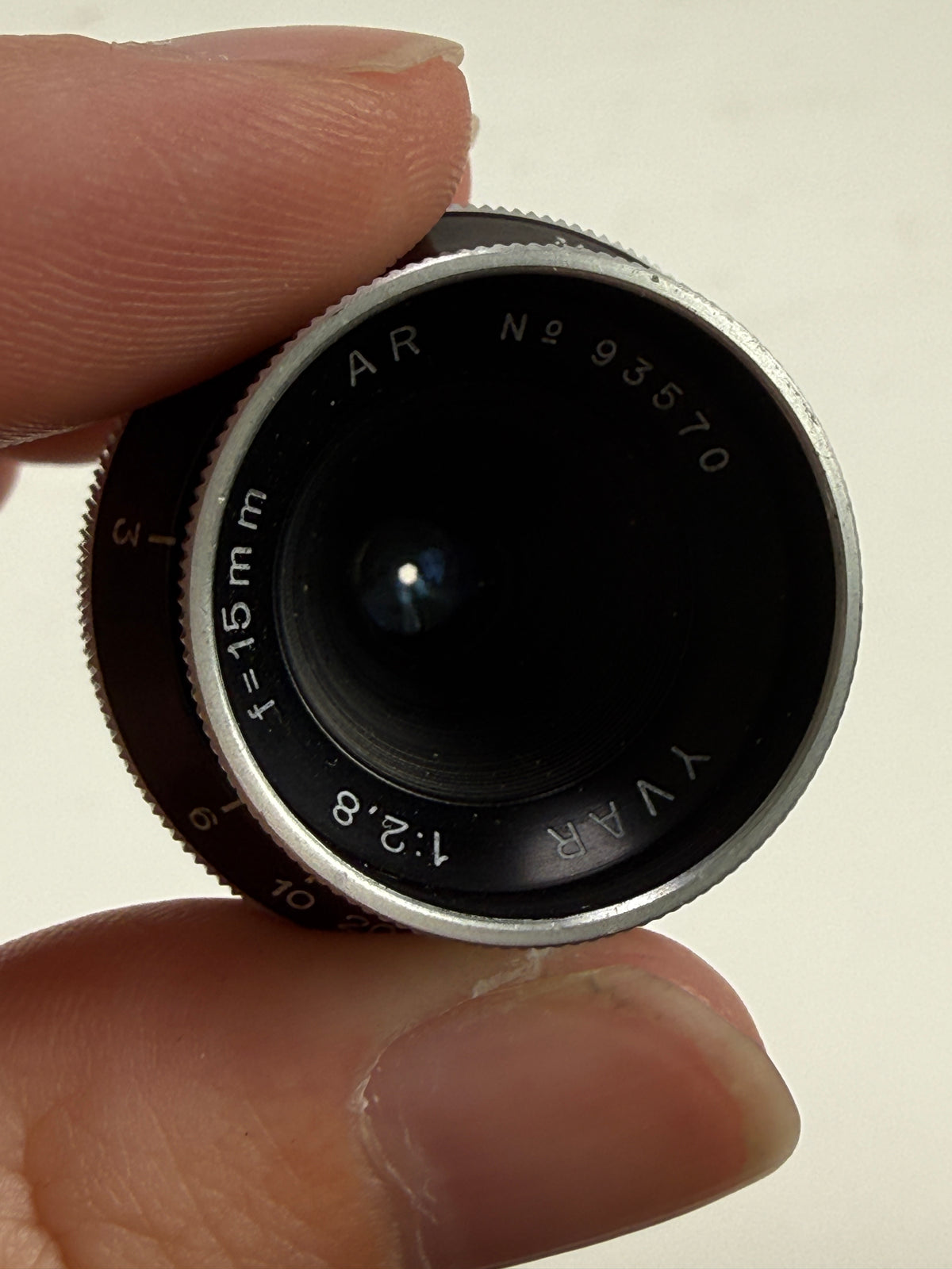 Kern YVAR 15mm f2.8 AR C-Mount Cine Lens For Bolex