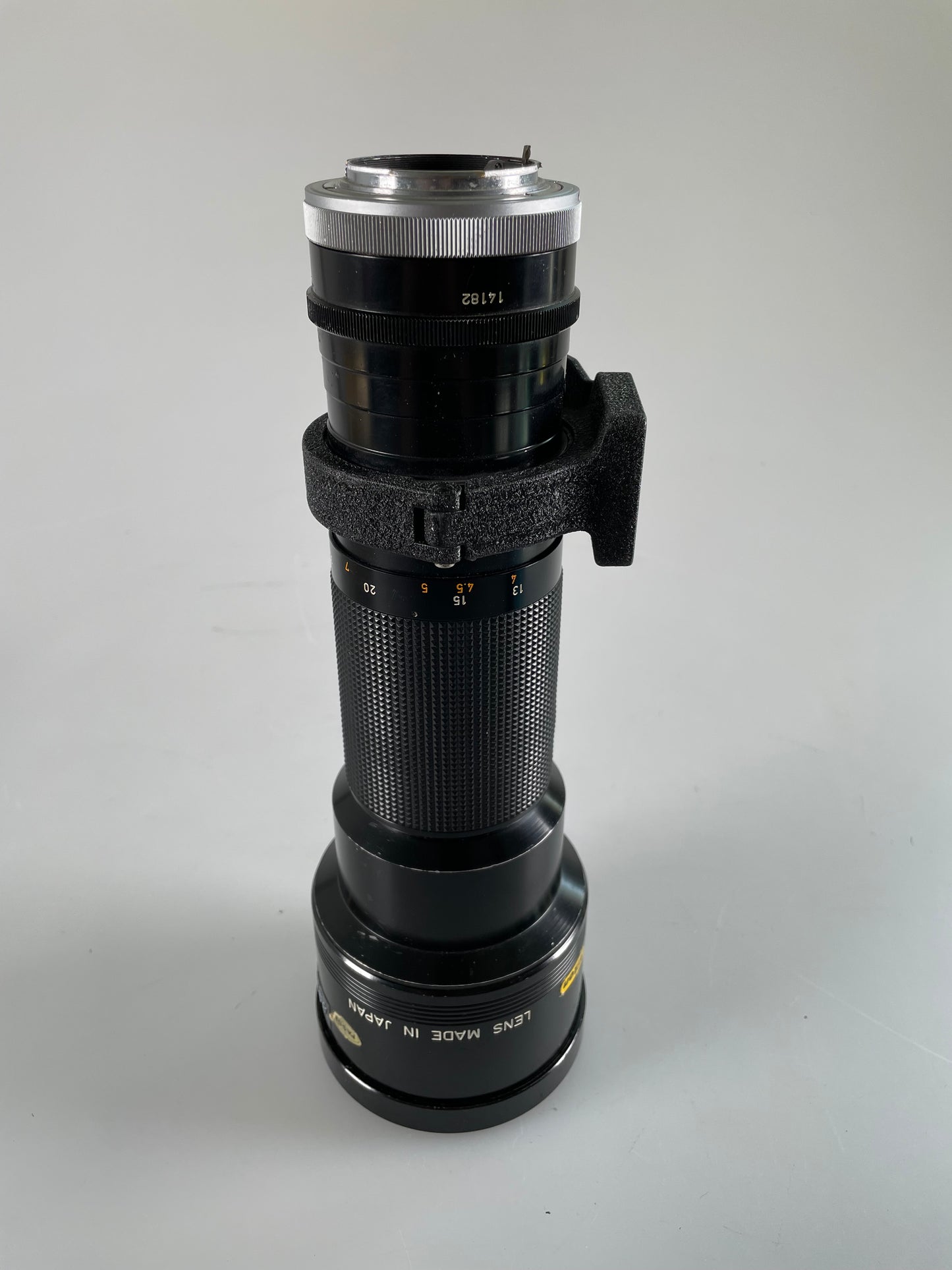 Canon 400mm F4.5 SSC converted to Nikon F mount