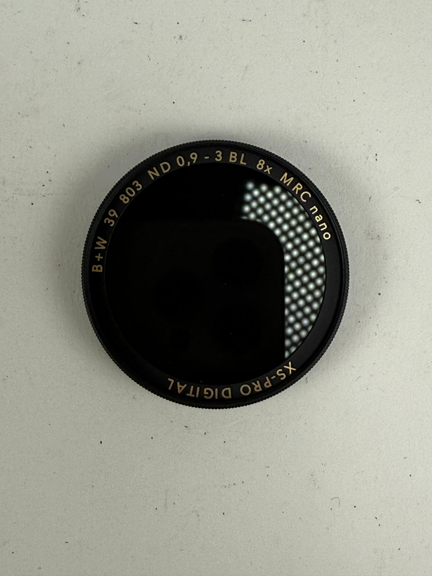 B+W XS-Pro 39mm 803 MRC Nano ND Pro 0.9 8x 3-stop Filter