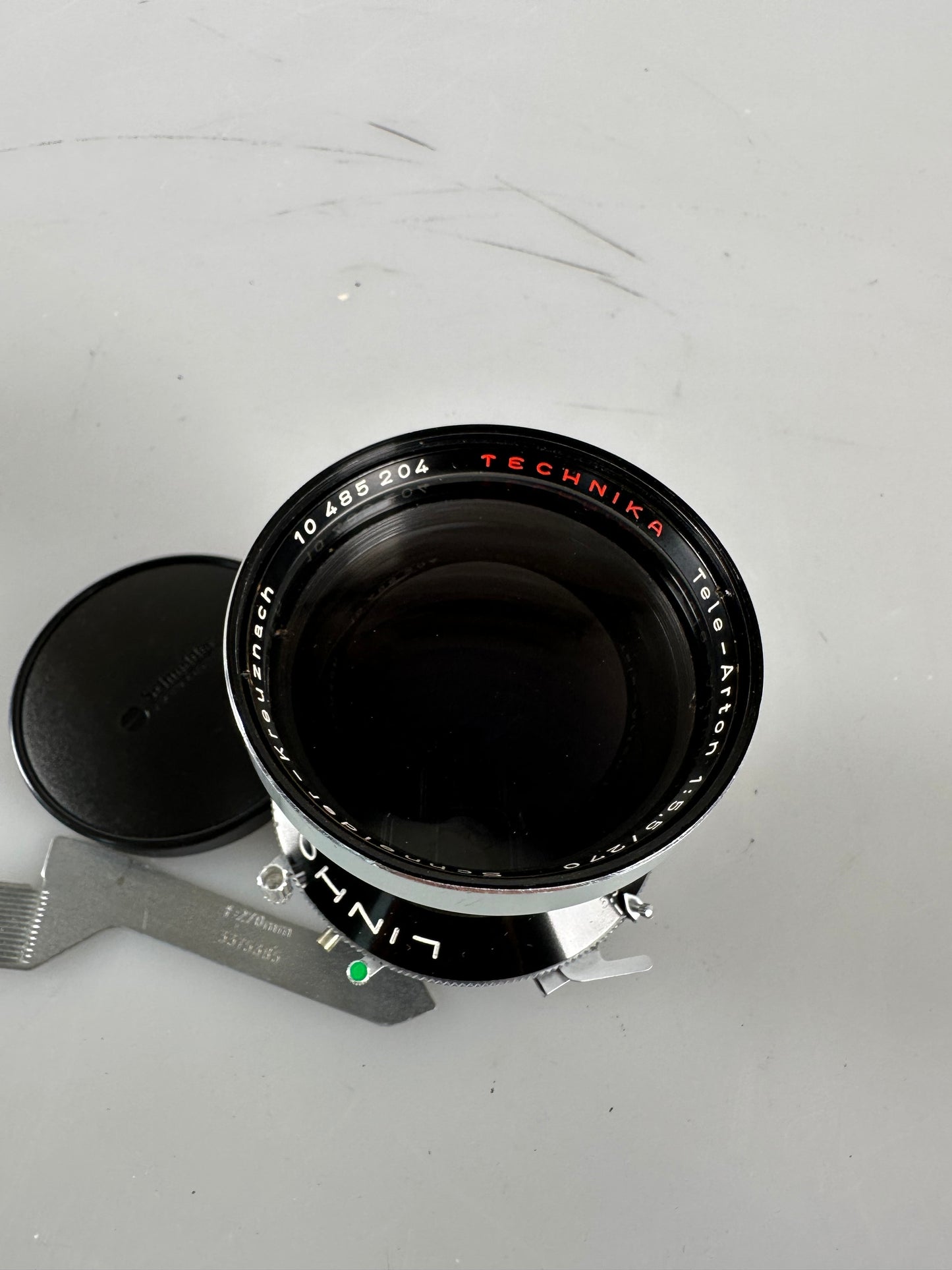 Linhof Schneider Kreuznach 270mm f5.5 lens (Linhof Technika Select) with cam