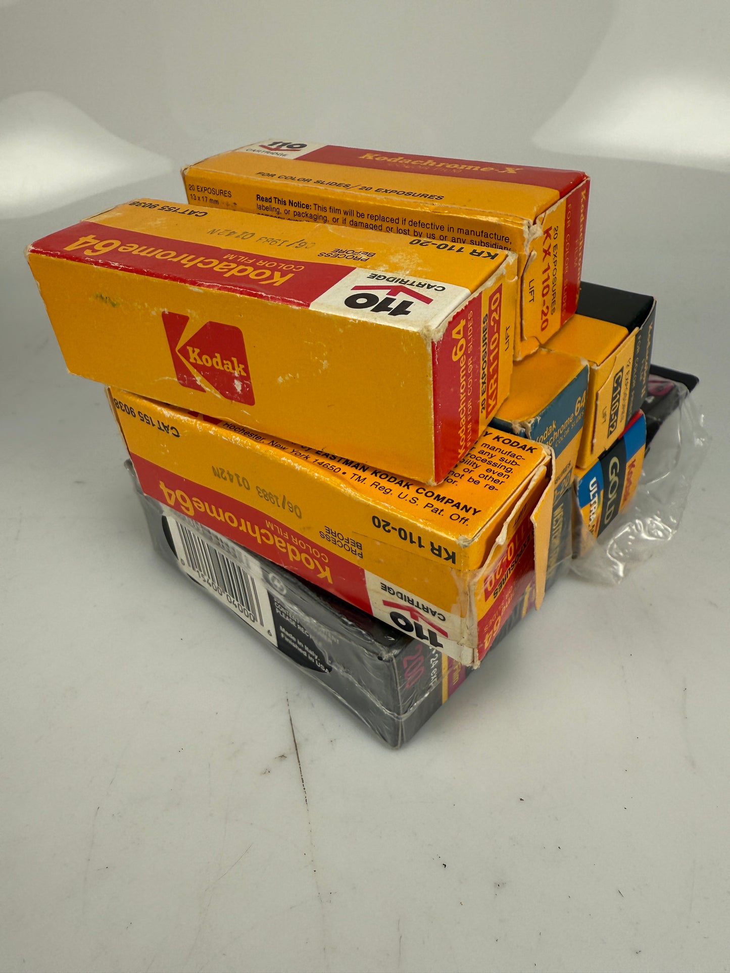 110 film lot 8 rolls Kodak Kodachrome, Ektachrome, color, etc