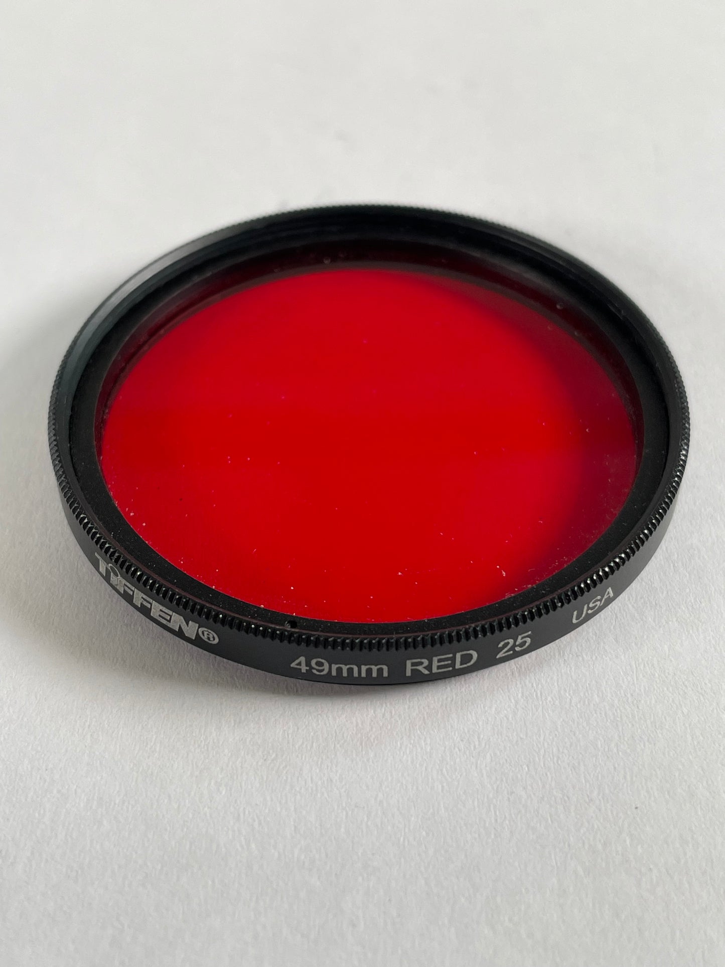 Tiffen red 25 49mm lens filter