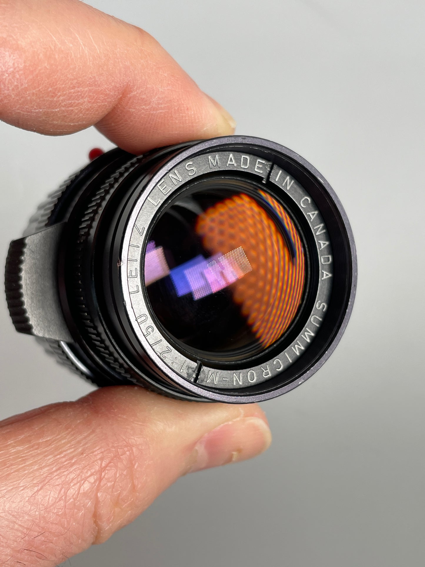 Leica M mount 50mm F2 Summicron V4 version 4 lens