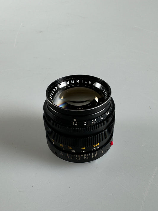LEITZ Leica Summilux M 50mm F1.4 E43 Ver.II V2 Black Lens 11114