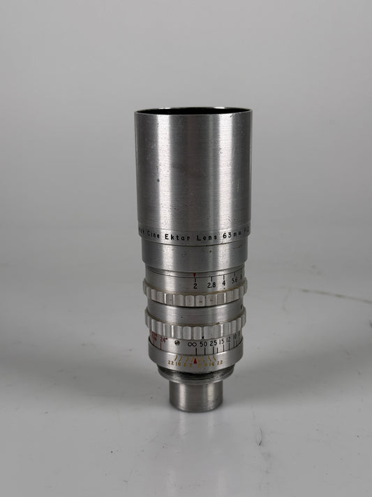 Kodak Cine Ektar 63mm f2 S Mount Camera Lens
