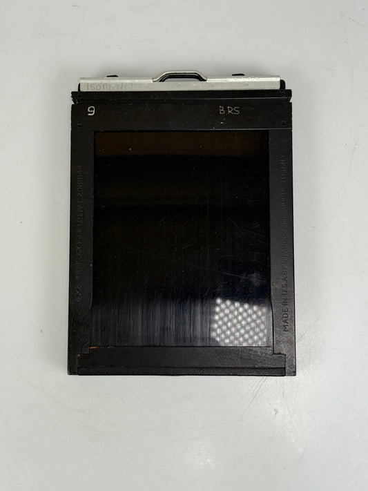 Folmer Graflex Graphic SLOTTED 4x5 Cut Film Holder with Darkslides