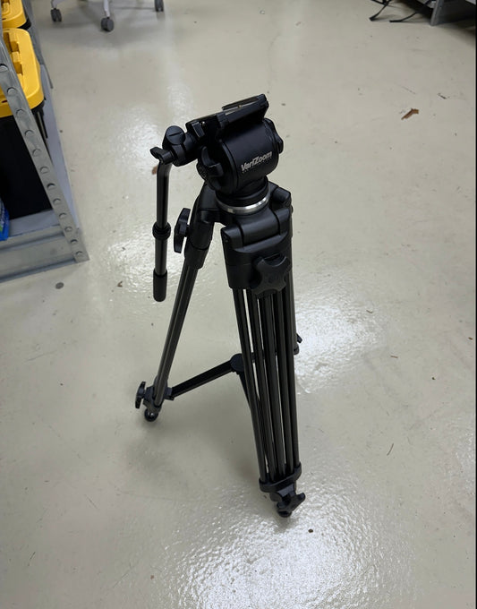 VariZoom Professional Tripod With Fluid Head