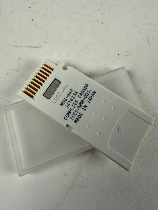 Sony Memory Stick MG Magic Gate 64MB MSG-64A Camera Card and Case