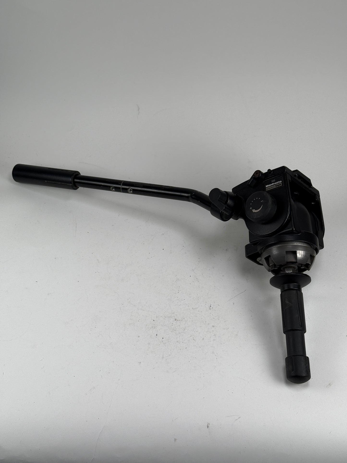 Bogen Manfrotto 3433 / 501 Head Fluid Head w/ Handle, QR Plate