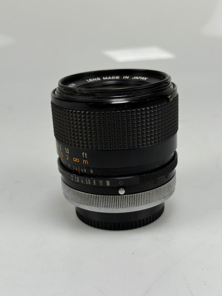 RARE "O" CONCAVE Canon FD 35mm f2 SSC Wide Angle MF Lens