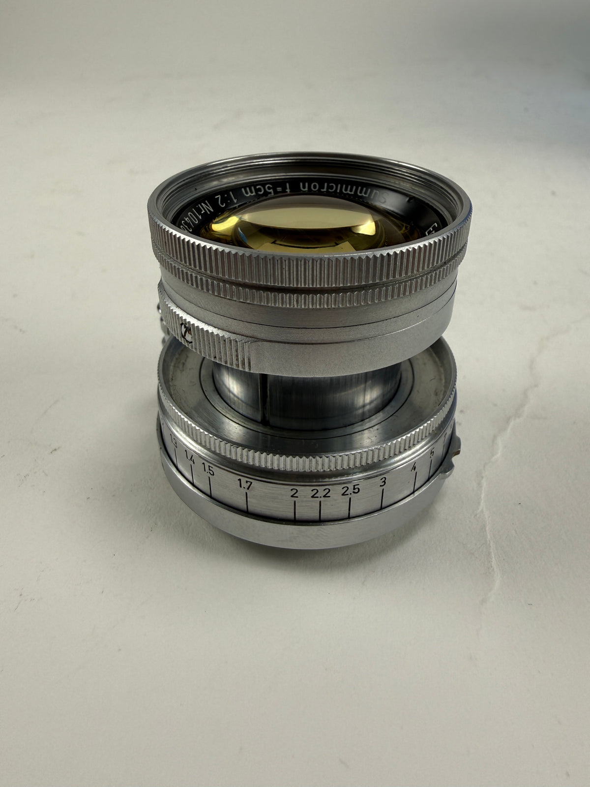 Leica 50mm f2 Summicron Radioactive L39 LTM Screwmount Rangefinder Lens