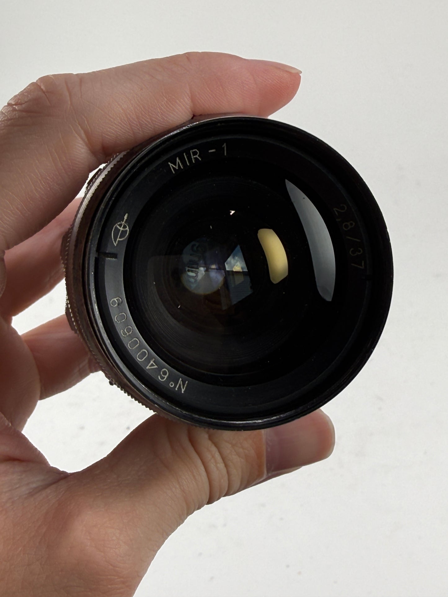Mir-1 Grand Prix Brussels 1958 Silver 37mm f2.8 M39 LTM Mount lens Soviet Vintage