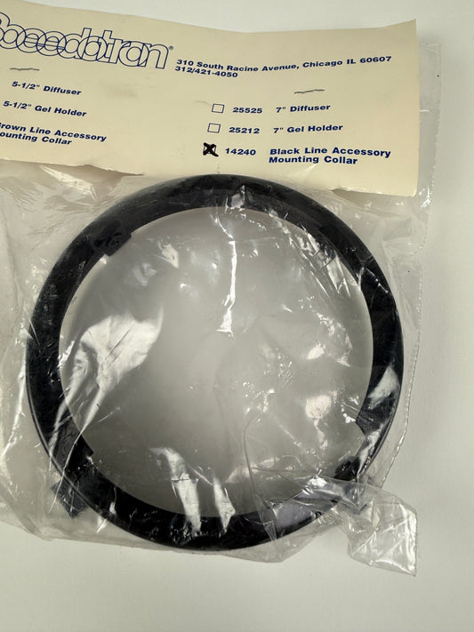 Speedotron Black Line Acessory Mounting Collar for Lighting 14240 NOS