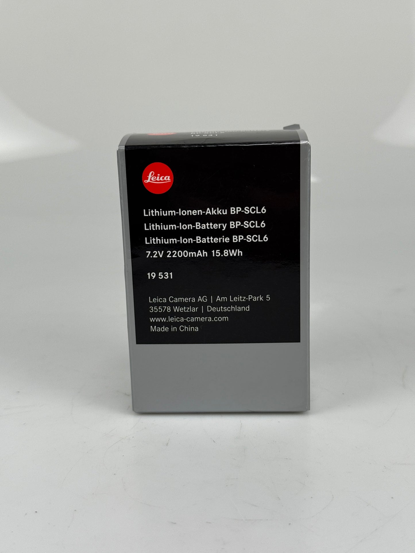 Leica Lithium-Ion Battery BP-SCL6, for Q3