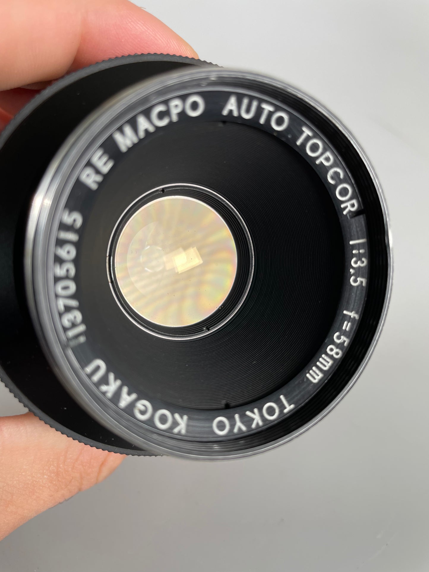 Tokyo Kogaku Topcon RE Macro Auto-Topcor 58mm f3.5 Lens Black