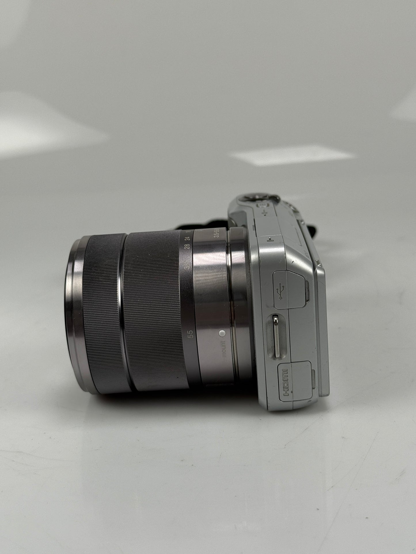 Sony Alpha NEX-3 14.2MP Digital Camera - Silver with 18-55mm OSS lens