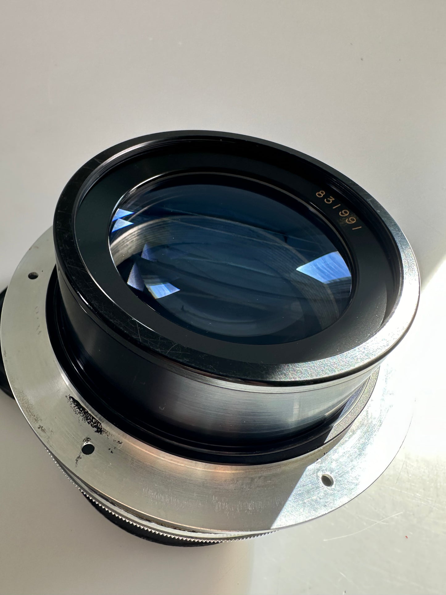 Goerz 35in f12.5 Apochromat Artar Lens red dot in Ilex Shutter