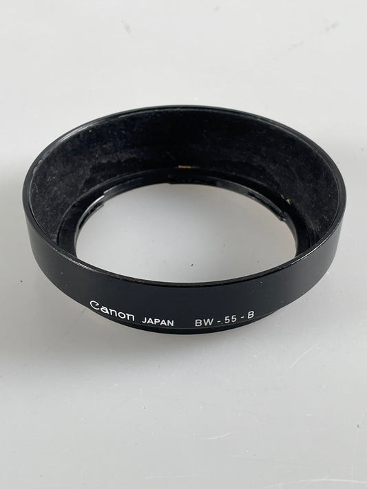 Canon BW 55 B Original hood shade objective lens FD 24mm 2.8 28mm 2.8